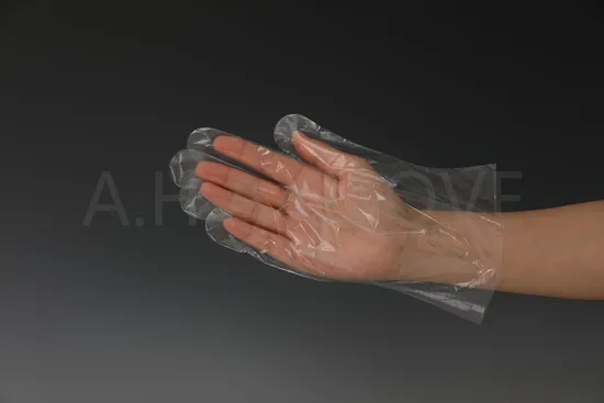 Clear/Transparent Waterproof Disposable PE Gloves HDPE LDPE Polyethylene Plastic Gloves CPE TPE Gloves for Food Grade