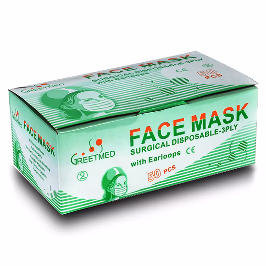 High Quality Hot Sales Mass Production Customized OEM Disposable 3ply Nonwoven Spundond+Meltblown+Spundond Blue Face Mask