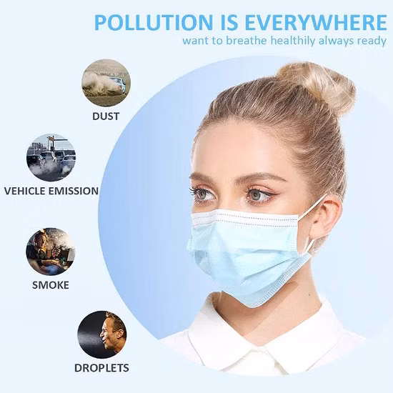 Civil Used Disposable Face Mask 3ply Mask Anti