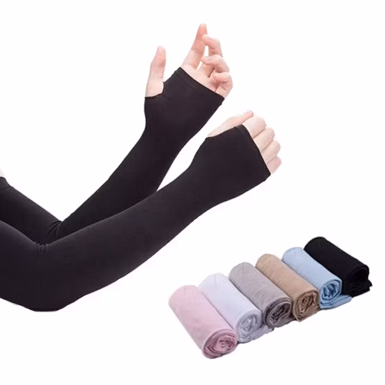 Wholesale Customized Sunblock UV Protection Arm Sleeves Arm Covers for Outdoor Sports
