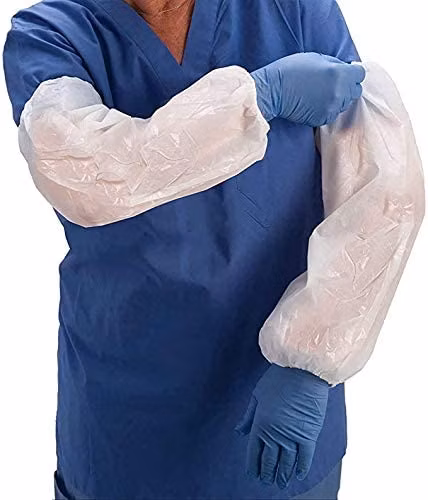 Disposable Transparent PE/CPE Plastic Oversleeve Cover Disposable Arm Sleeve Cover